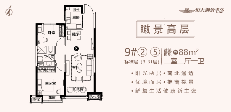 二室二厅一卫