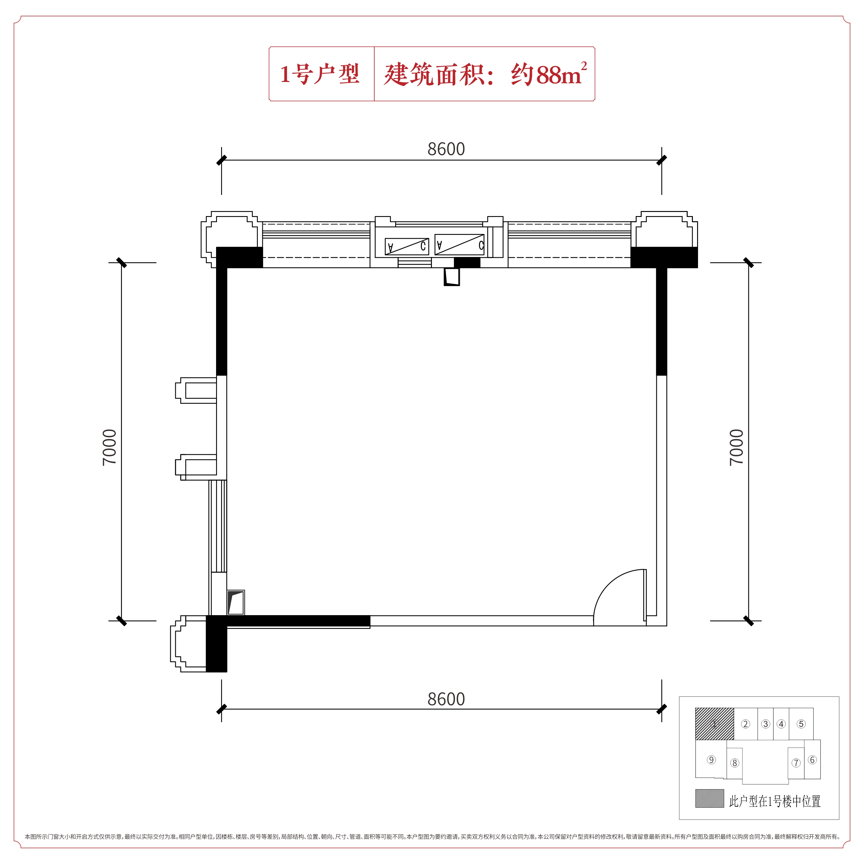 1号