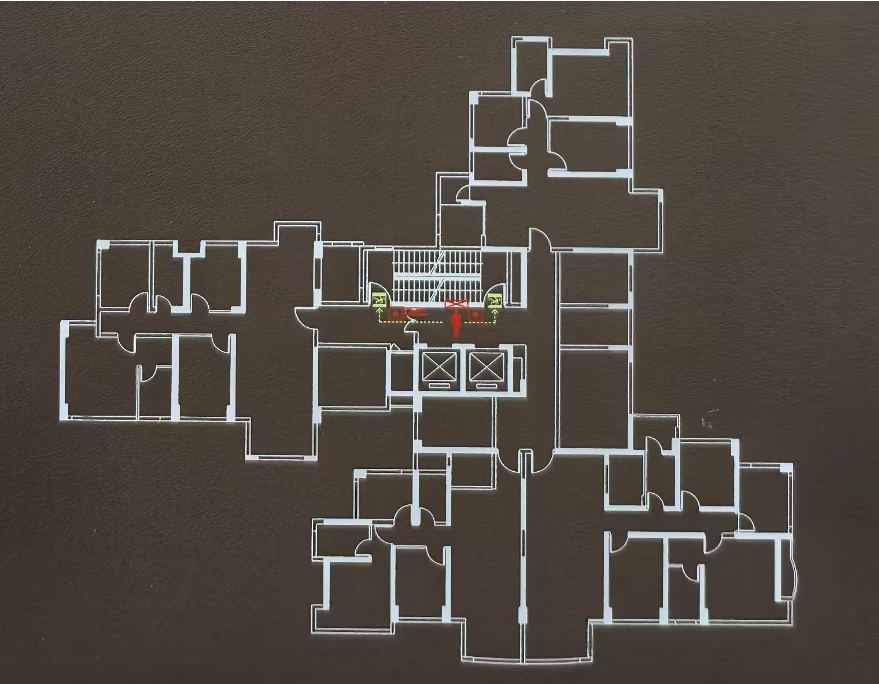 配套图10栋楼平面图