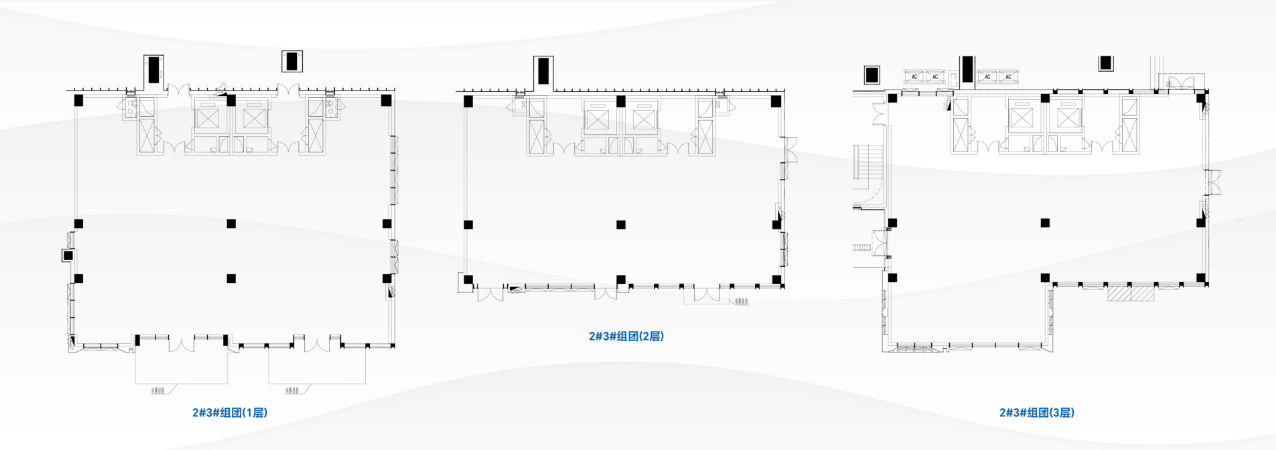 建面约1174㎡，共计3层，各层层高约5.4m，约27m大面宽，约15m进深；
产品价值点：
•海景，双路口旁，约27m面宽优质展示面；
•约5.4m层高大气实用；
•户型方正内部无柱网，预留重餐饮条件；
•通达2F、3F室外平台，商业旗舰店、私人办公及会所首选；