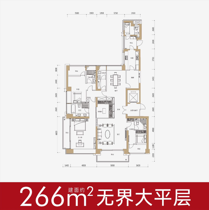 天健天骄峯玺大平层