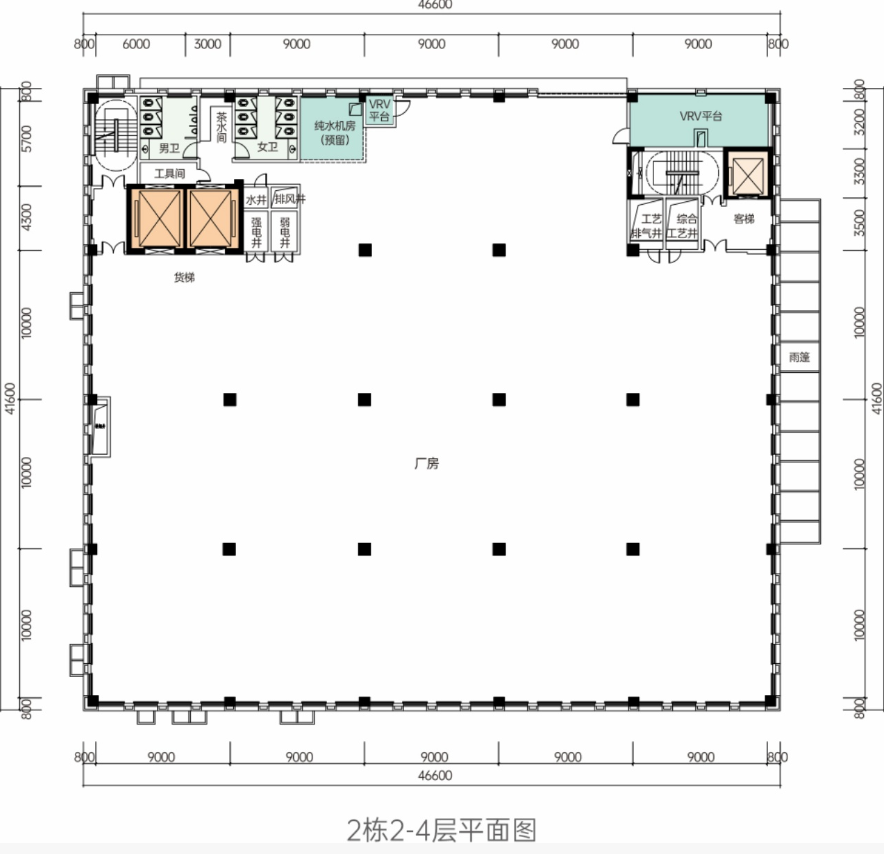 单层可售约1500㎡-5100㎡高标厂房,建面约500-1800㎡总部研发办公