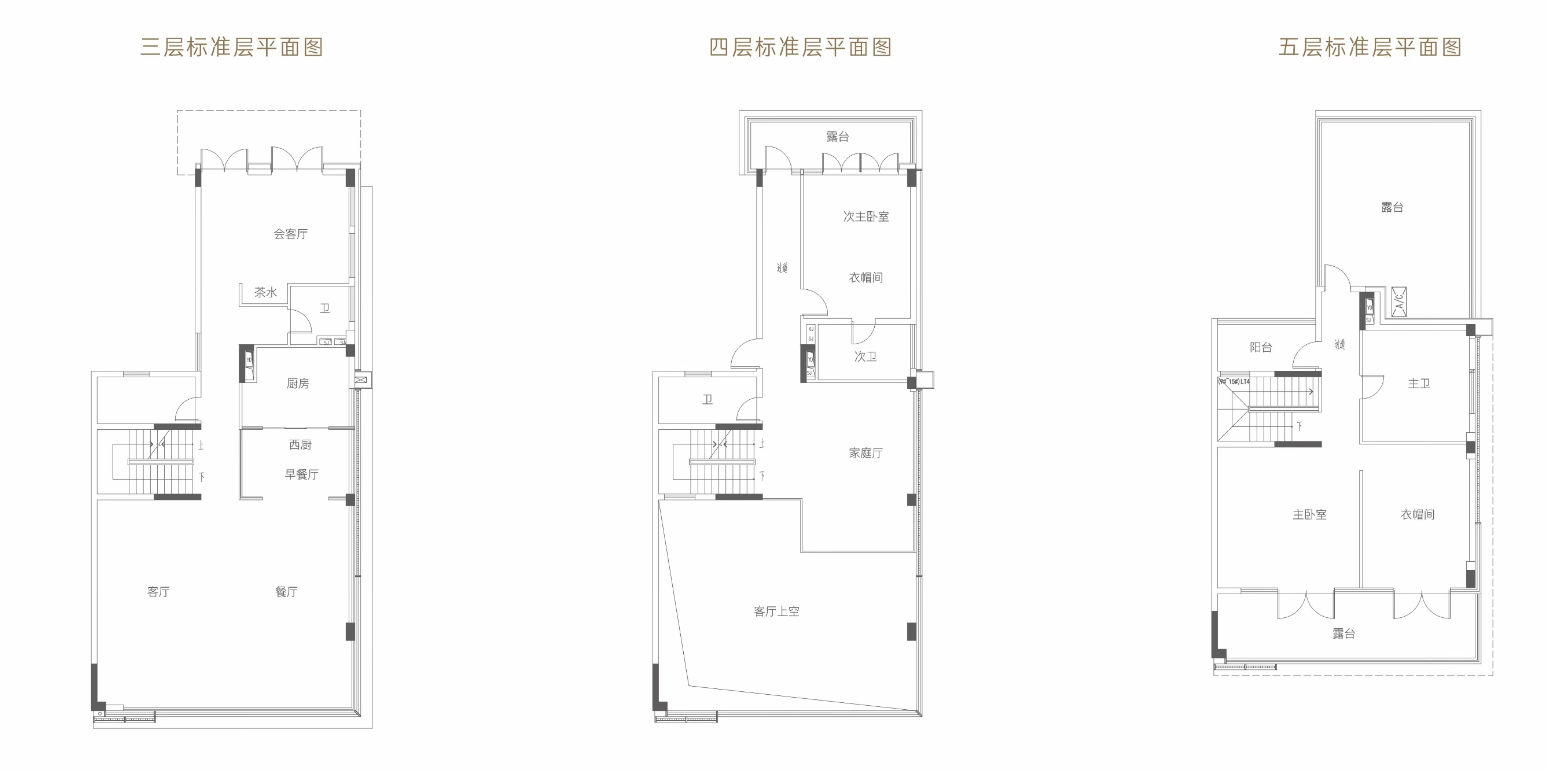 叠拼别墅（住宅）面积约210-320平，价格约6000-9000万，毛坯现房，验资1000万参观样板房