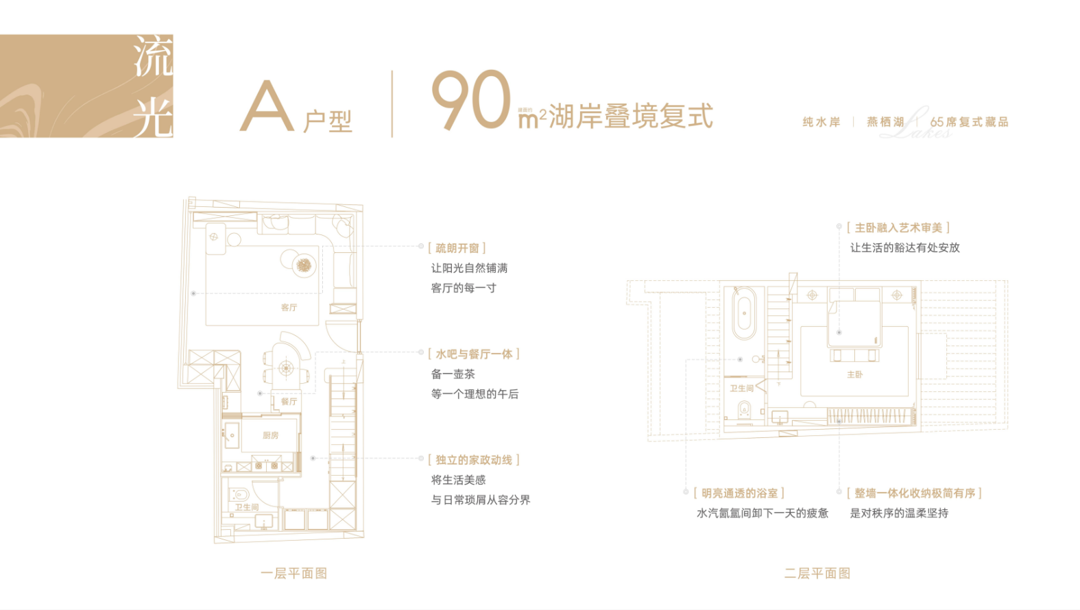 90平复式住宅毛坯现房,2层.每层3米层高。