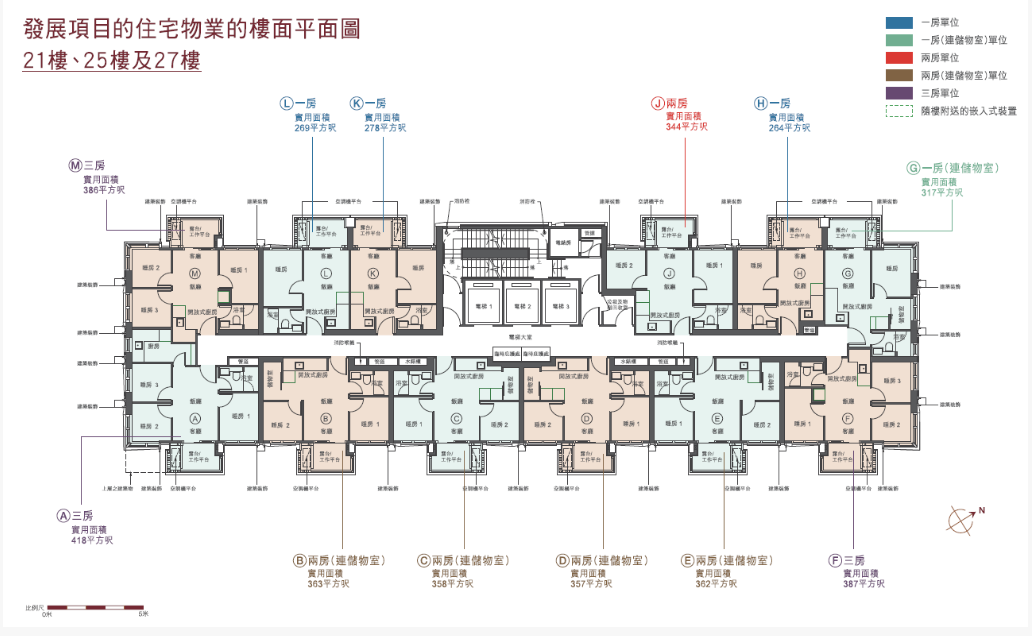 418呎，总价1020万港币起