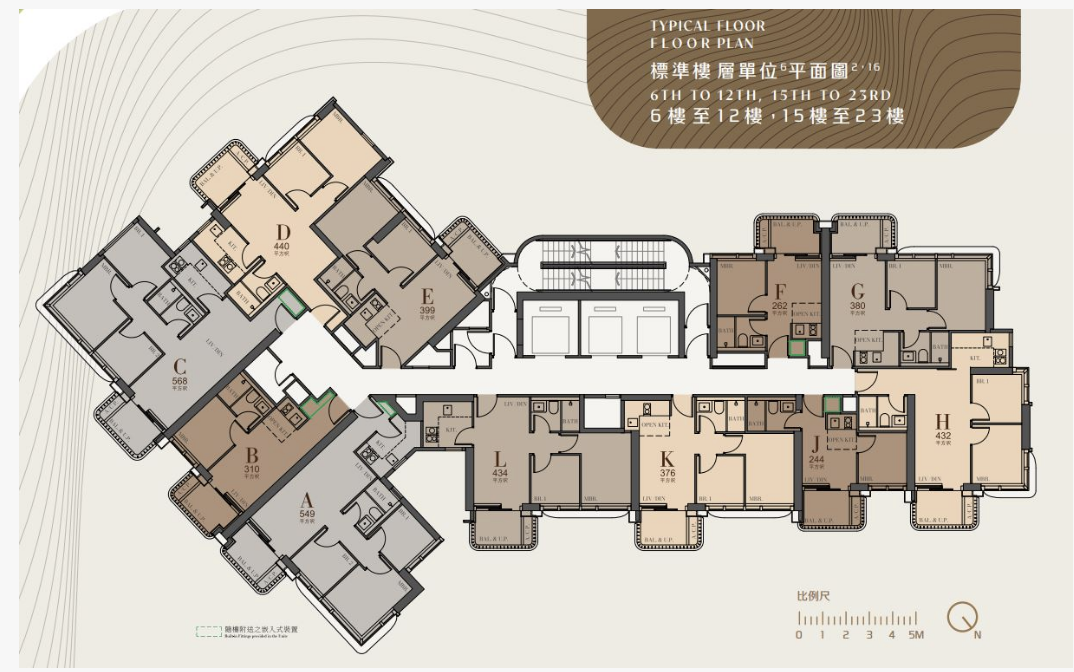549呎，总价1855万港币起