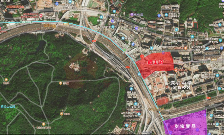 罗湖双地铁口住宅新盘-缙山府 车位不足教育一般要如何冲出重围(图1)