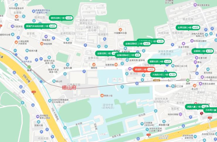 罗湖双地铁口住宅新盘-缙山府 车位不足教育一般要如何冲出重围(图19)