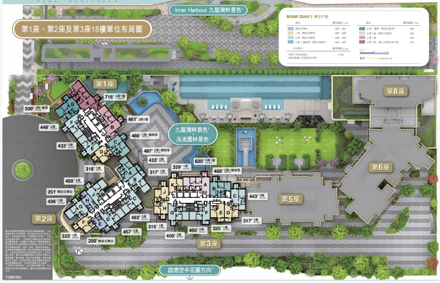 1335呎，总价4026万港币起